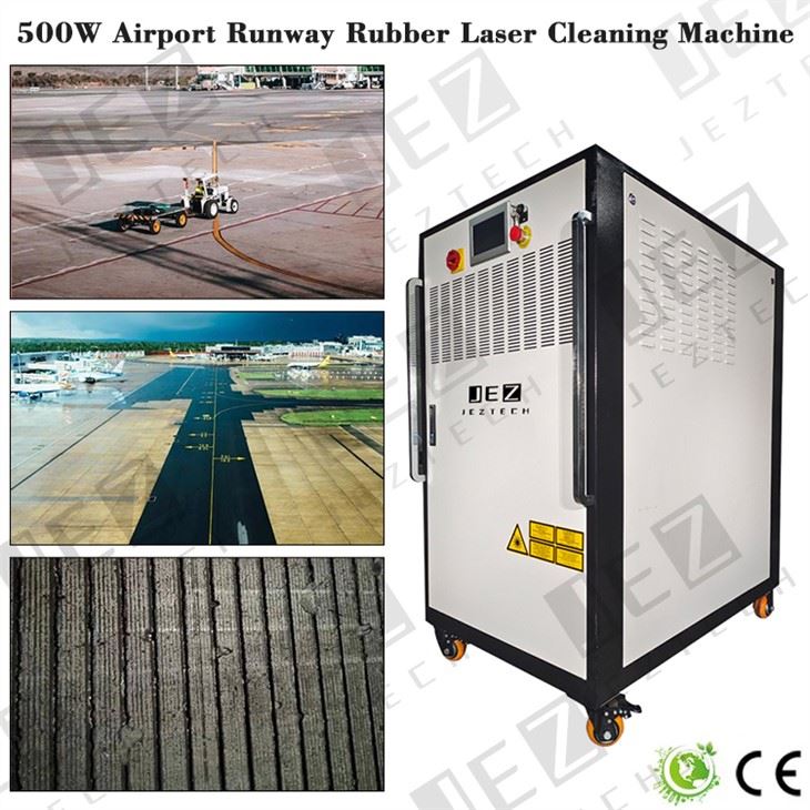 Magna tat-Tindif bil-Lejżer tal-Gomma tar-Runway tal-Ajruport ta '500W